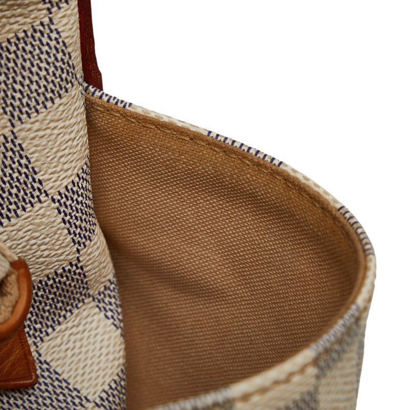 LOUIS VUITTON Totally PM in Damier Azur N41280 Tote Bag White