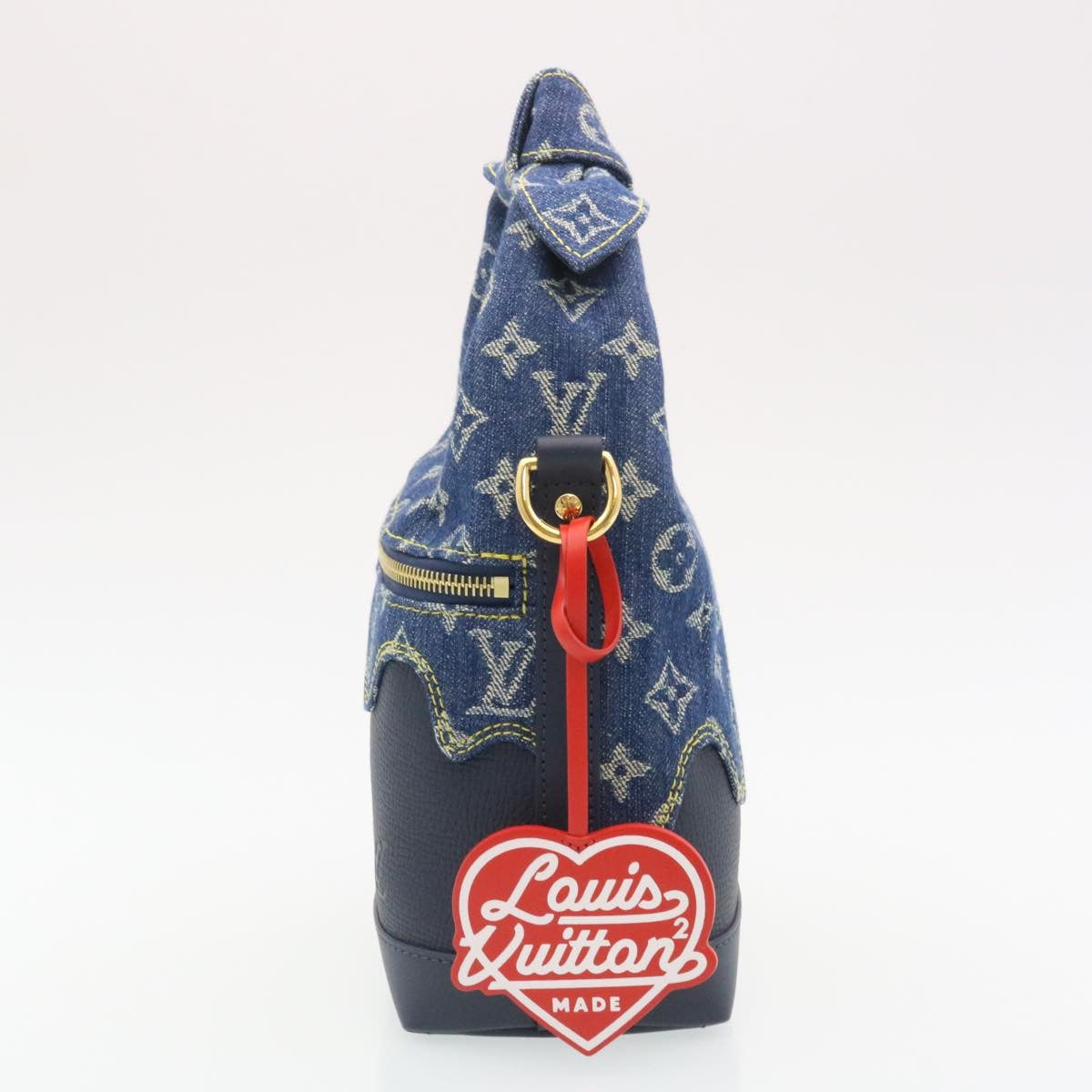 LOUIS VUITTON MonogramDenim drip Japanese cruiser ShoulderBag M45970 Auth 28766A