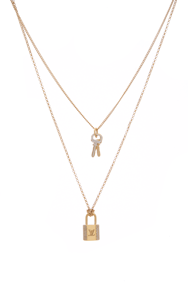 LV Padlock Necklace