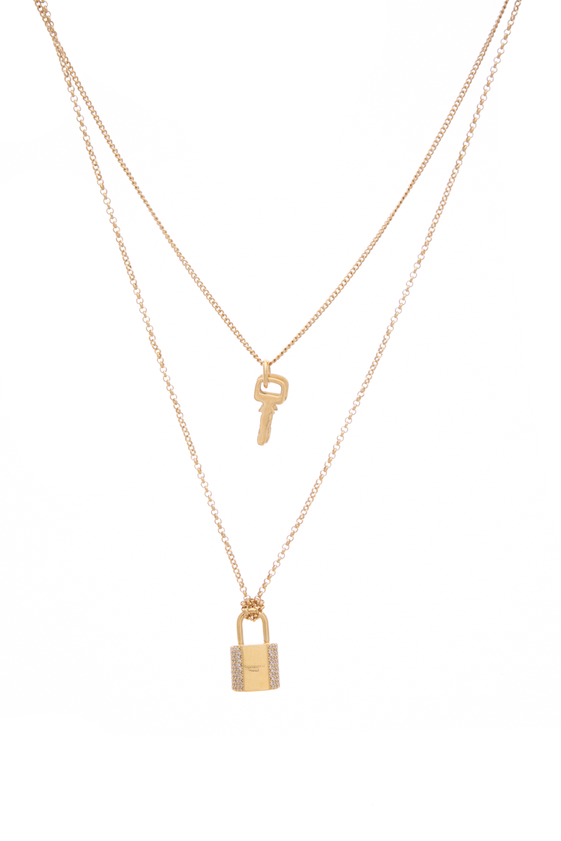 LV Padlock Necklace