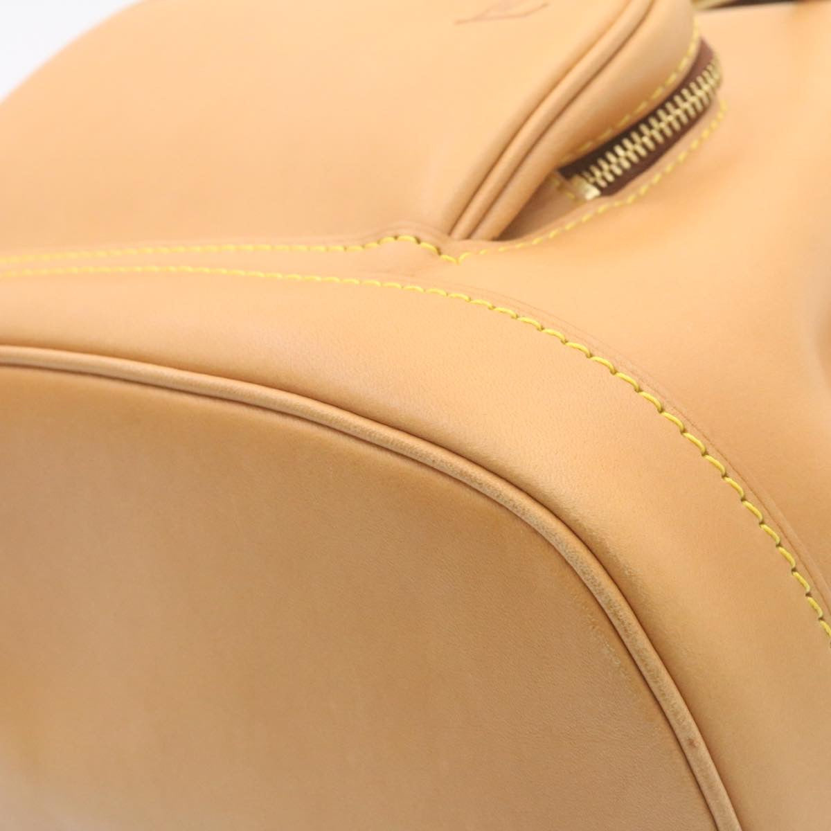 LOUIS VUITTON Nomad Leather Montsouris MM ShoulderBag SP order Beige Auth 28931A