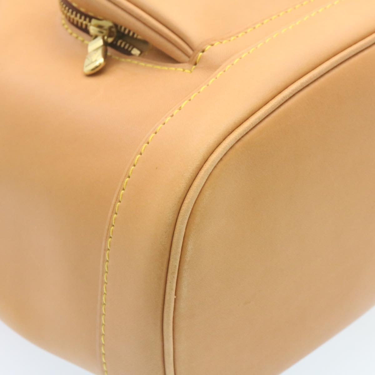 LOUIS VUITTON Nomad Leather Montsouris MM ShoulderBag SP order Beige Auth 28931A