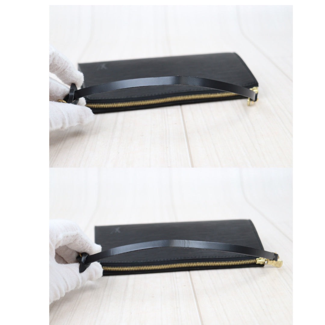 Rank AB｜LV Epi Pochette Accessoir Handbag Black｜24041201