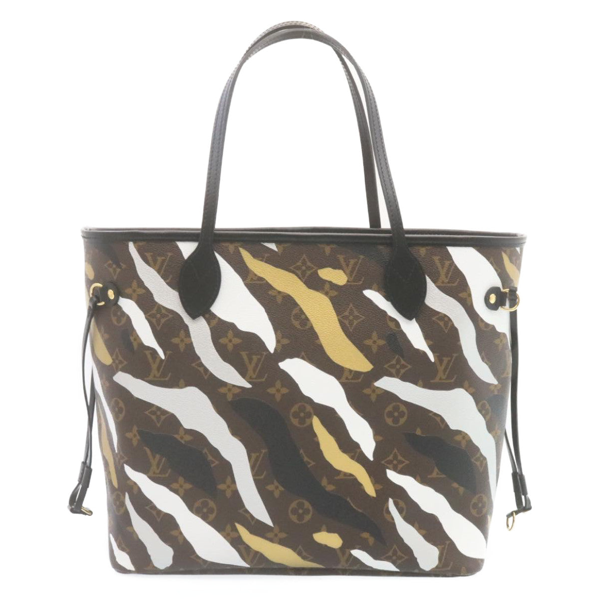 LOUIS VUITTON �~ LOL Monogram Camouflage Neverfull MM Tote Bag M45201 Auth 29024A