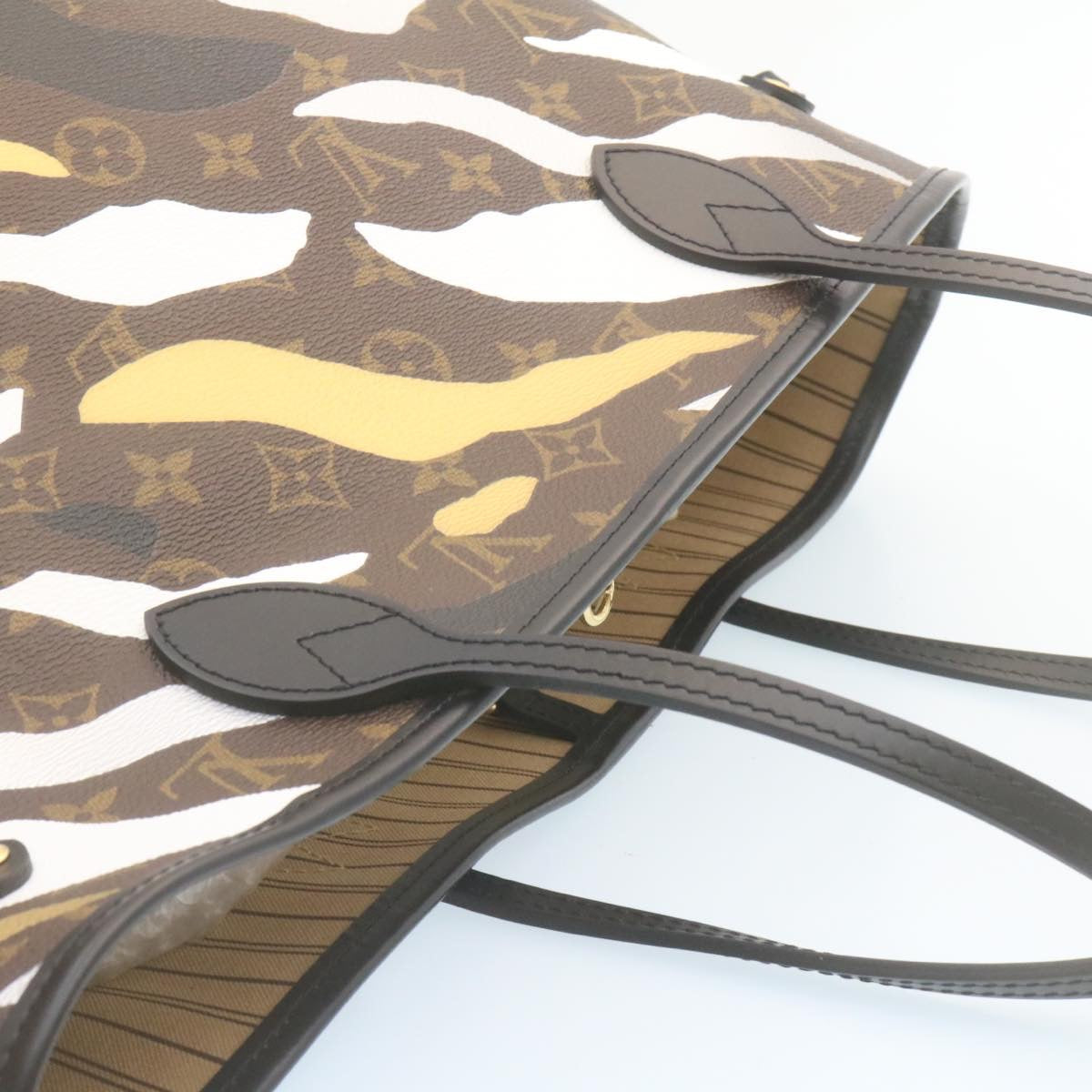 LOUIS VUITTON �~ LOL Monogram Camouflage Neverfull MM Tote Bag M45201 Auth 29024A