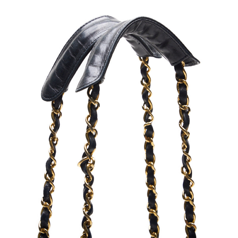 CHANEL Matrasse Double Chain Shoulder Black  Shoulder Bag Mini Shoulder Bag  Bag Hybrid  Ship