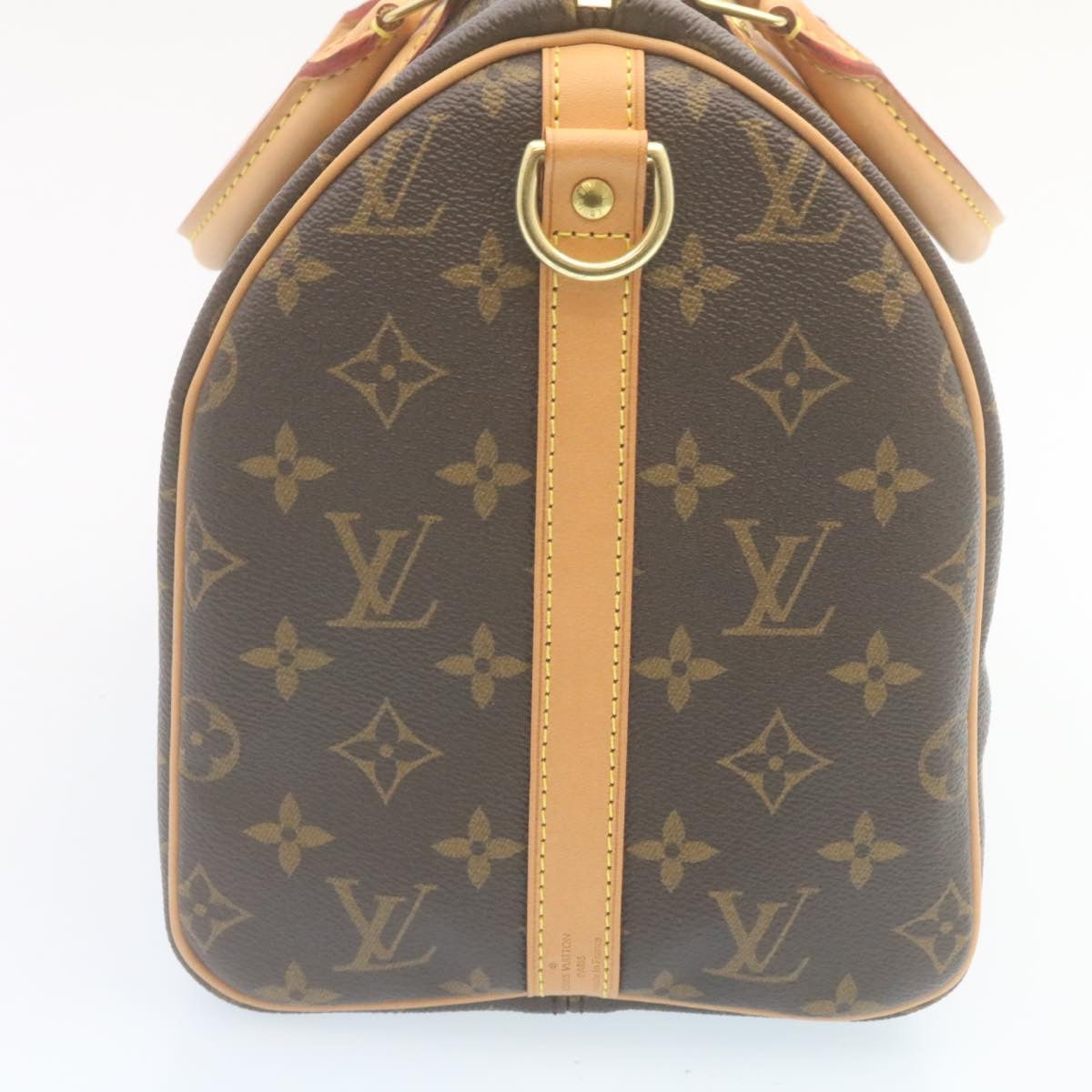 LOUIS VUITTON Monogram Love Lock Speedy Bandouliere30 HandBag M44365 Auth 29080A