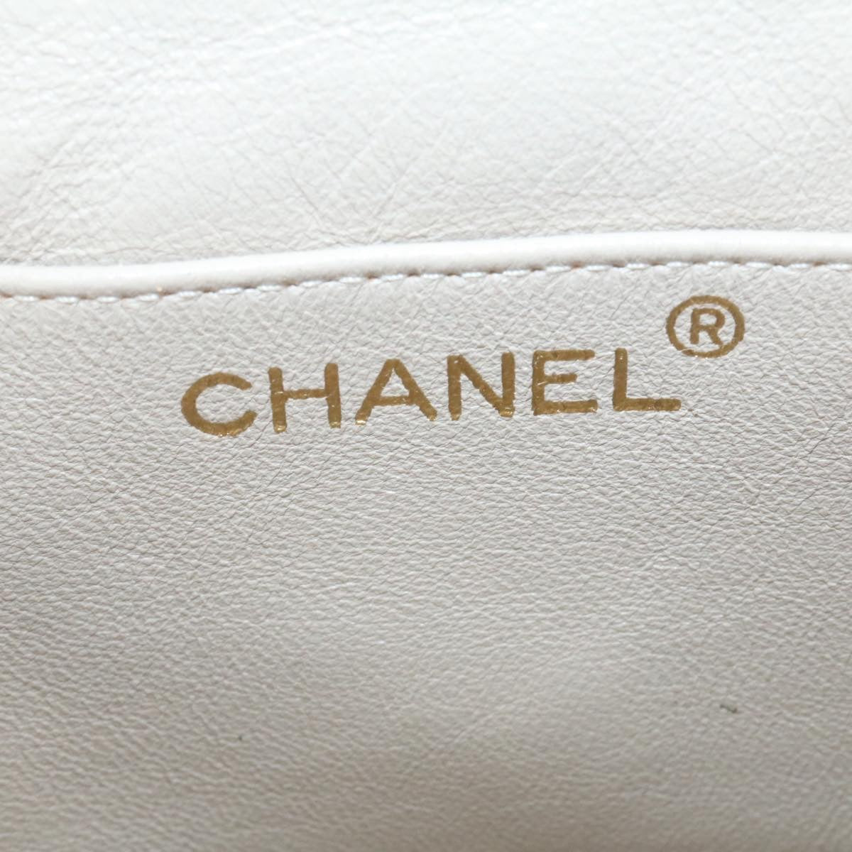Top Quality Chanel Matelasse Hand Bag Lamb Skin Pink CC Auth 29107A