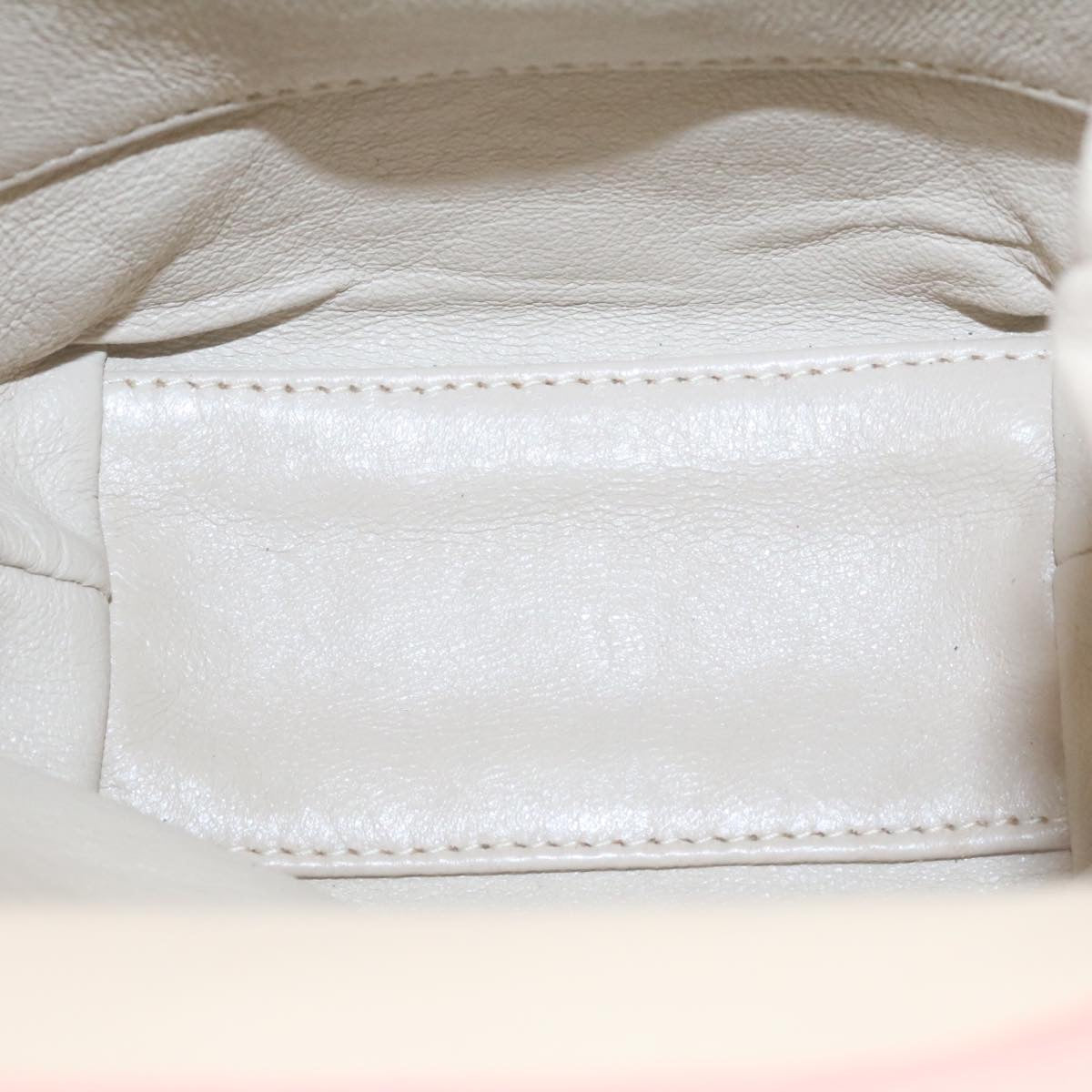 Top Quality Chanel Matelasse Hand Bag Lamb Skin Pink CC Auth 29107A