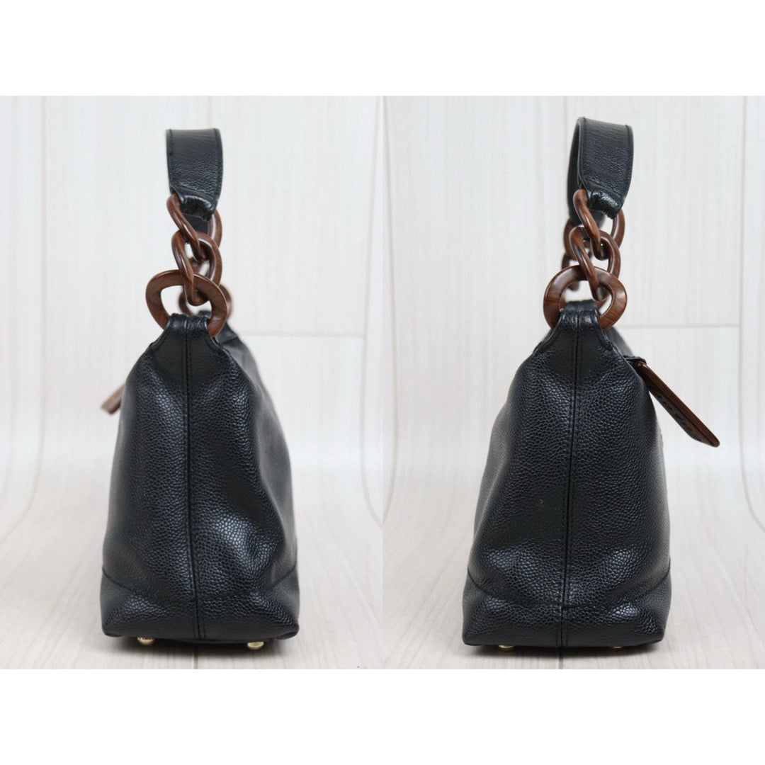 Good ( Rank AB)｜ CHANEL Caviar Skin Leather Calf Leather Shoulder Bag Made In 2002～2003Year｜25030614