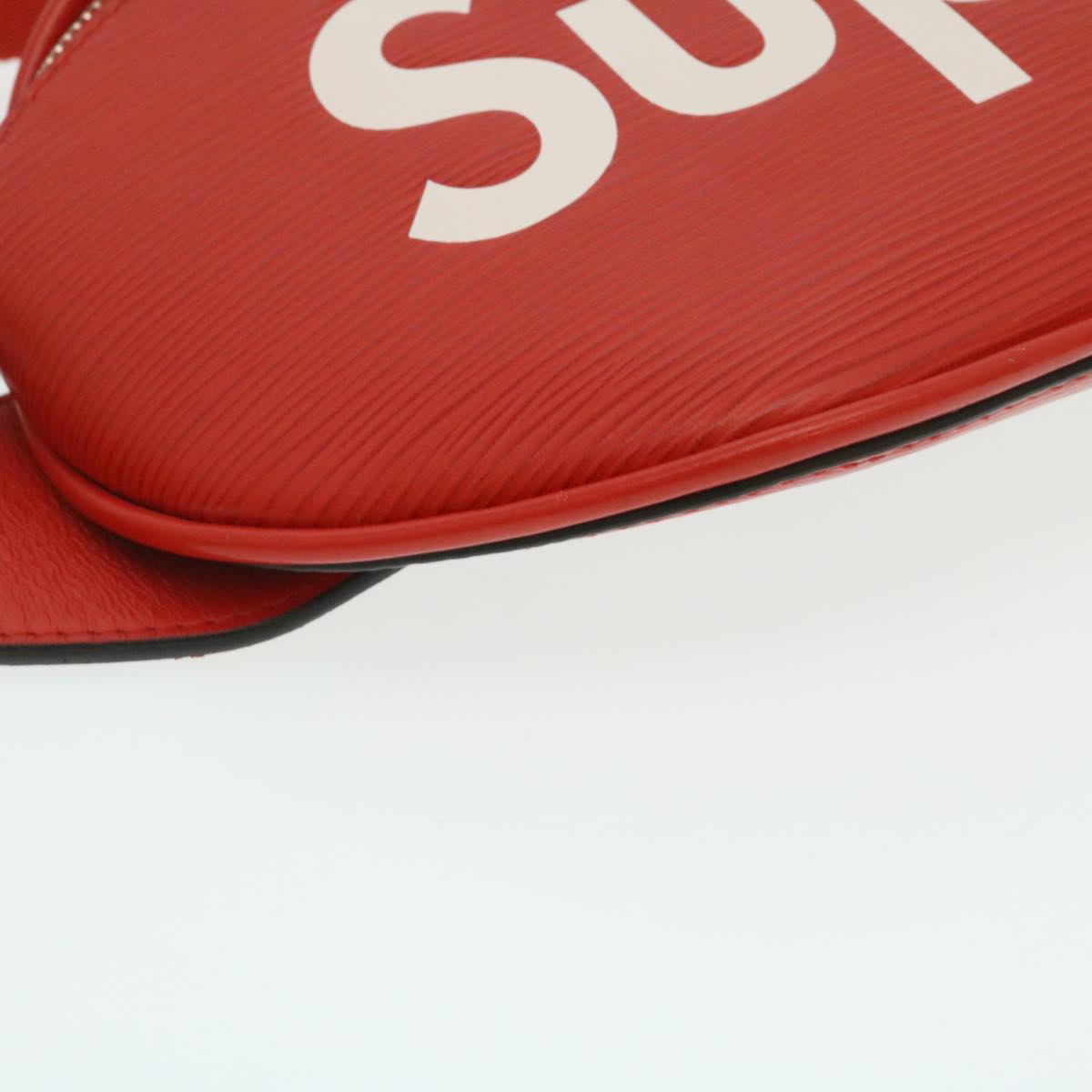 LOUIS VUITTON �~ Supreme Epi Bum Bag Waist Bag Red M53418 LV  29232A