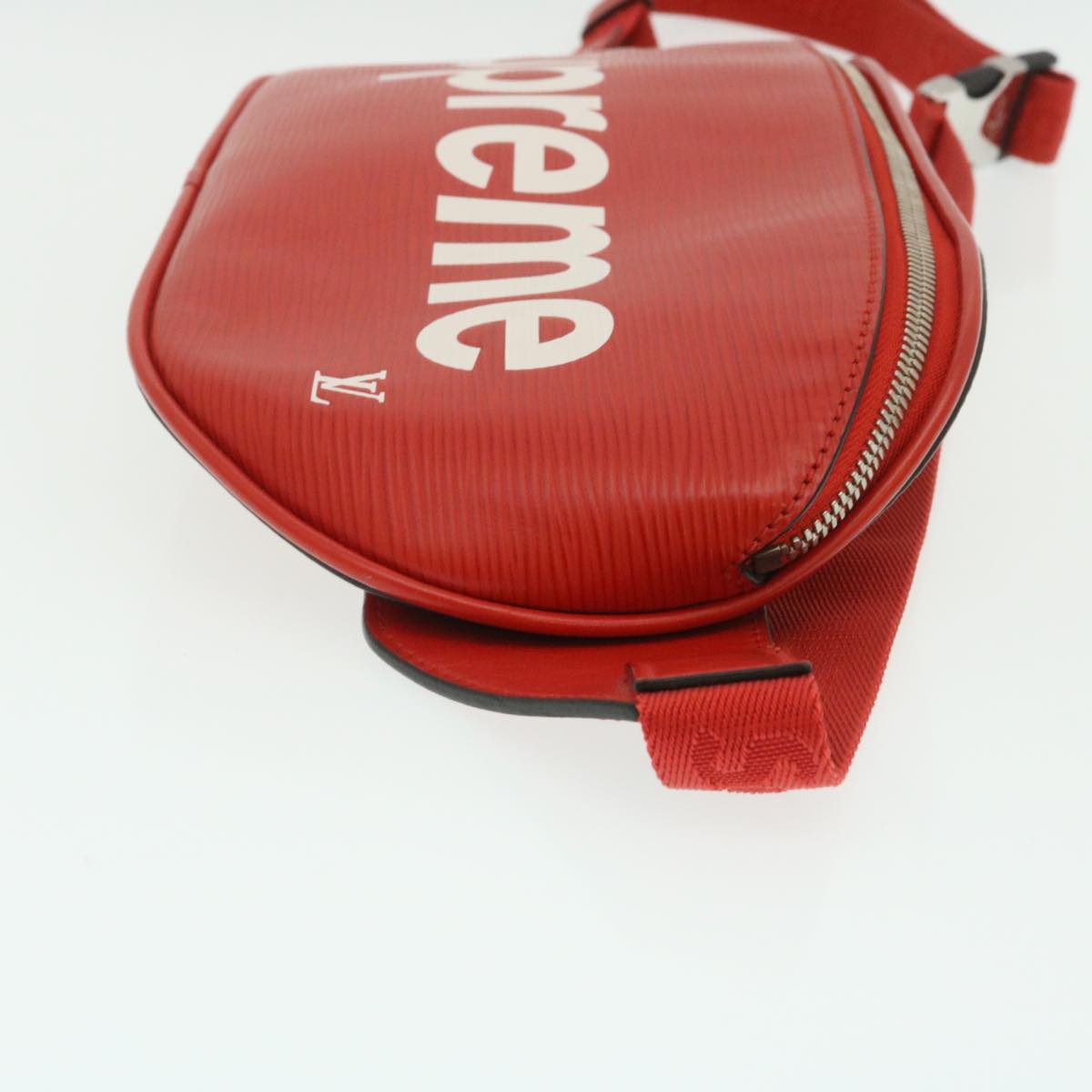 LOUIS VUITTON �~ Supreme Epi Bum Bag Waist Bag Red M53418 LV  29232A