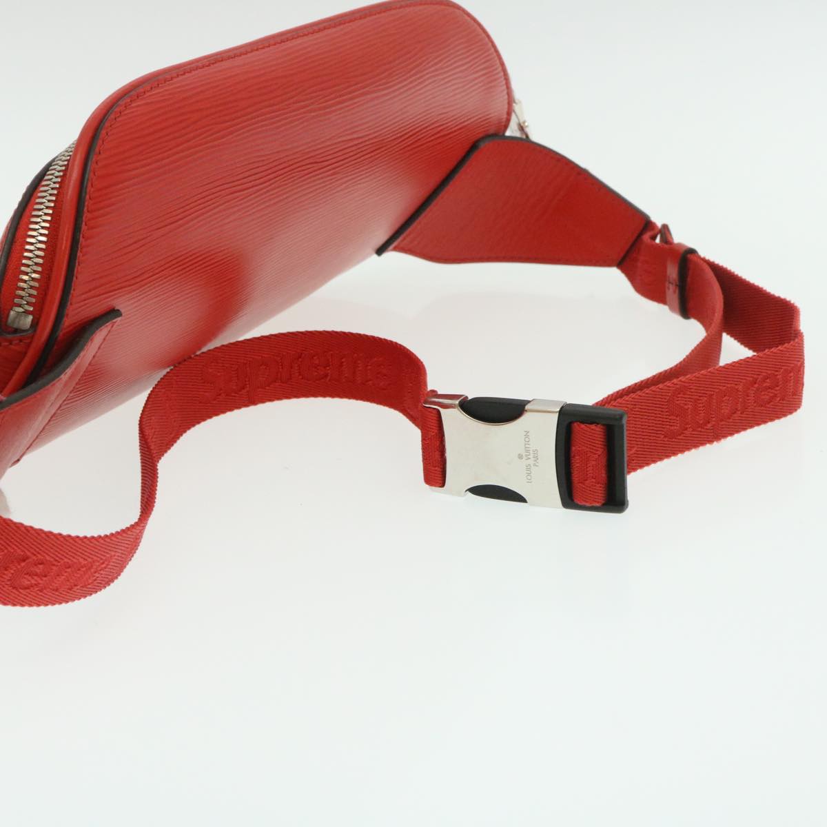 LOUIS VUITTON �~ Supreme Epi Bum Bag Waist Bag Red M53418 LV  29232A