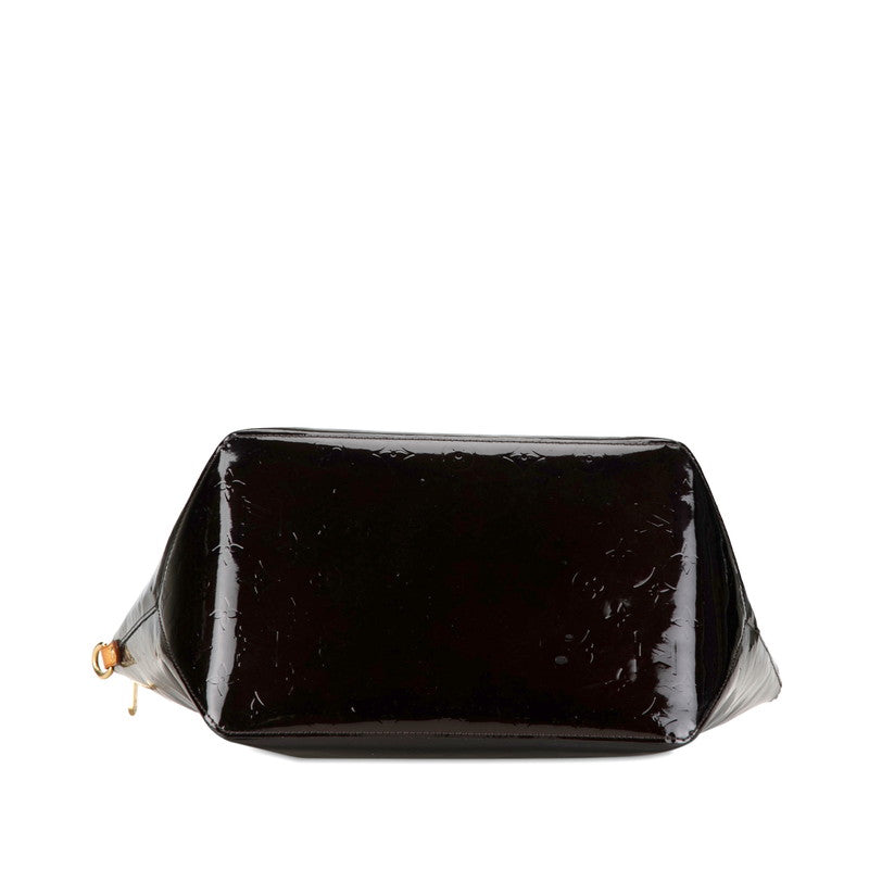 Louis Vuitton Monogram Vernis Belvue GM Shoulder Bag M93589 Amarant Brown Patent Leather  Louis Vuitton