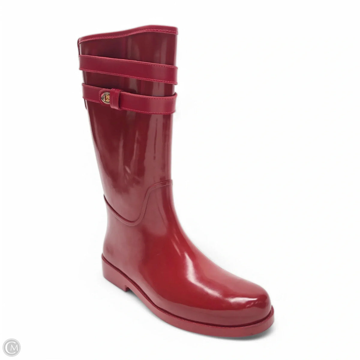 Boots Designer By Coach In Red, Size: 11