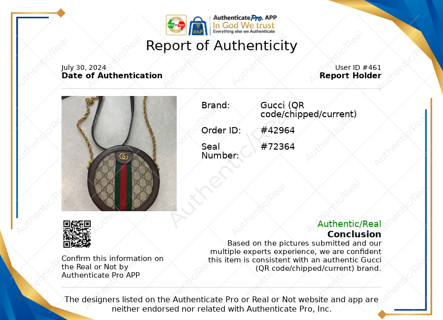Crossbody Luxury Designer Gucci, Size Small