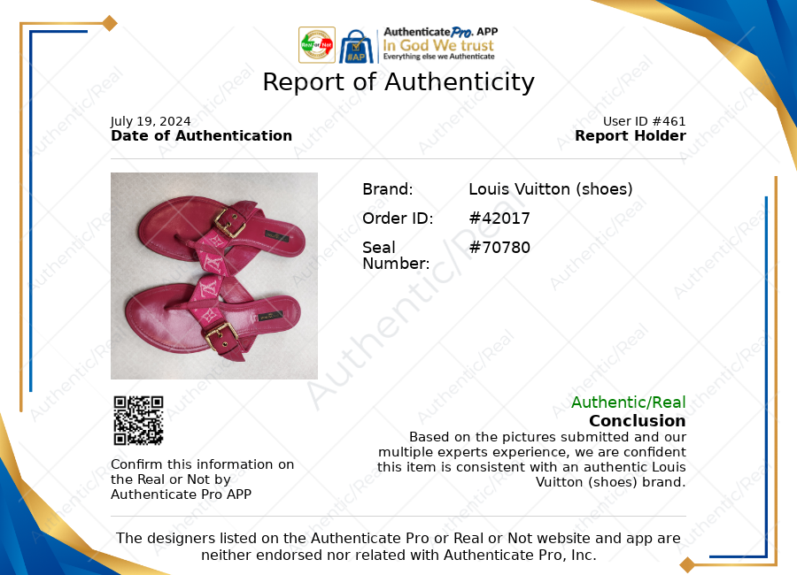 Pink Sandals Flats Louis Vuitton, Size 8