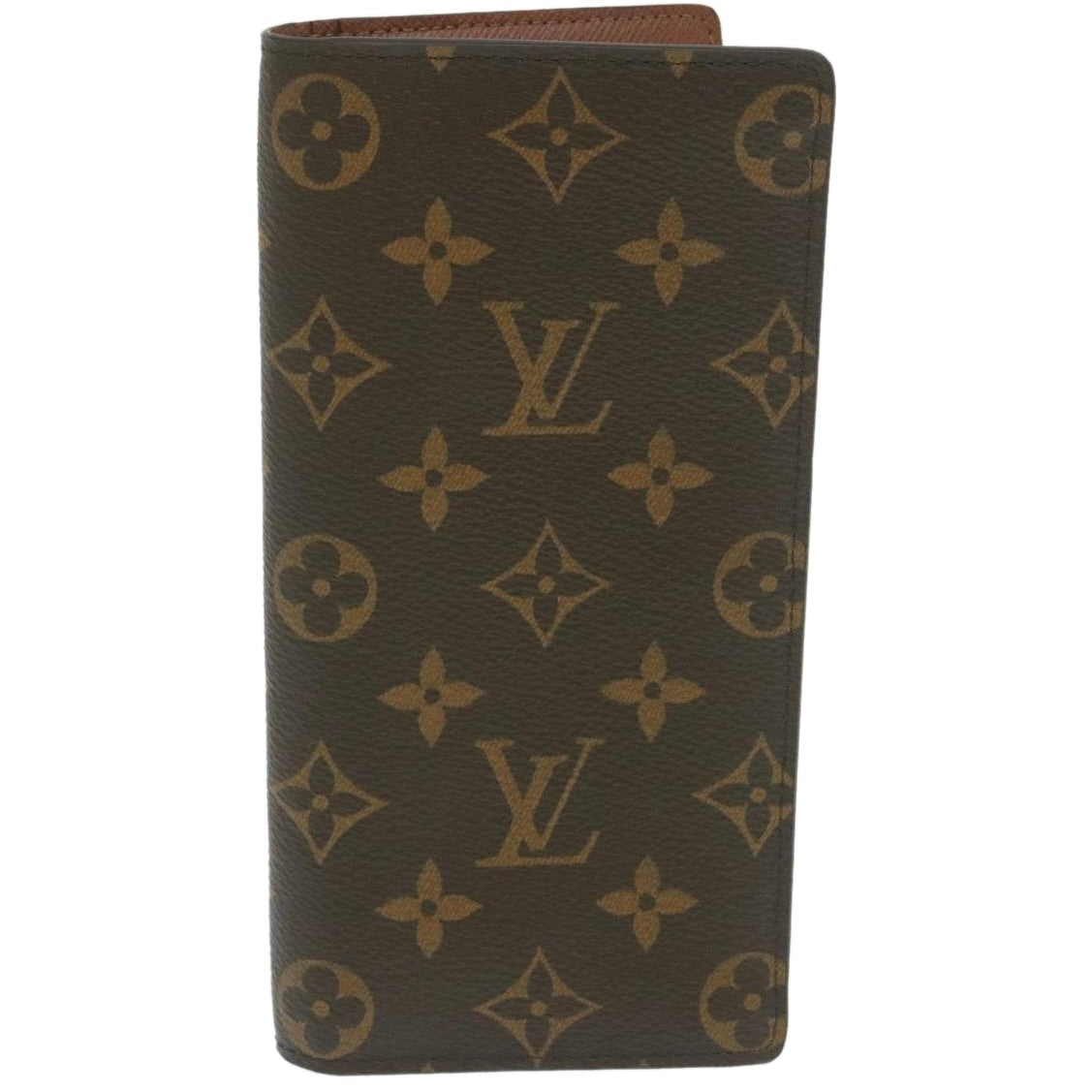 LOUIS VUITTON Monogram Portefeuille Brazza Long Wallet M66540 LV  29436