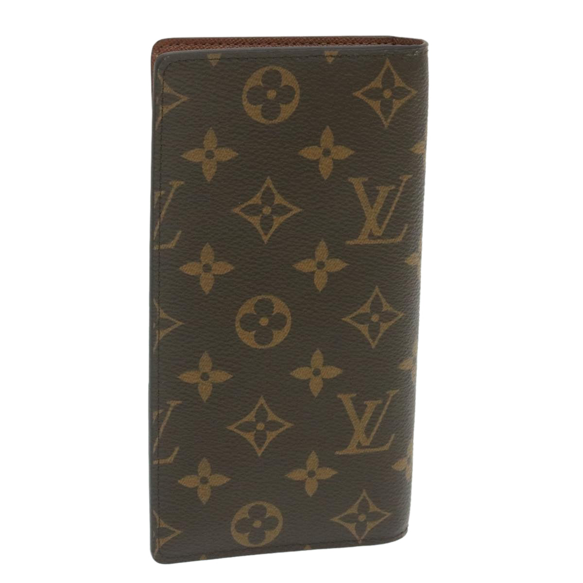 LOUIS VUITTON Monogram Portefeuille Brazza Long Wallet M66540 LV  29436