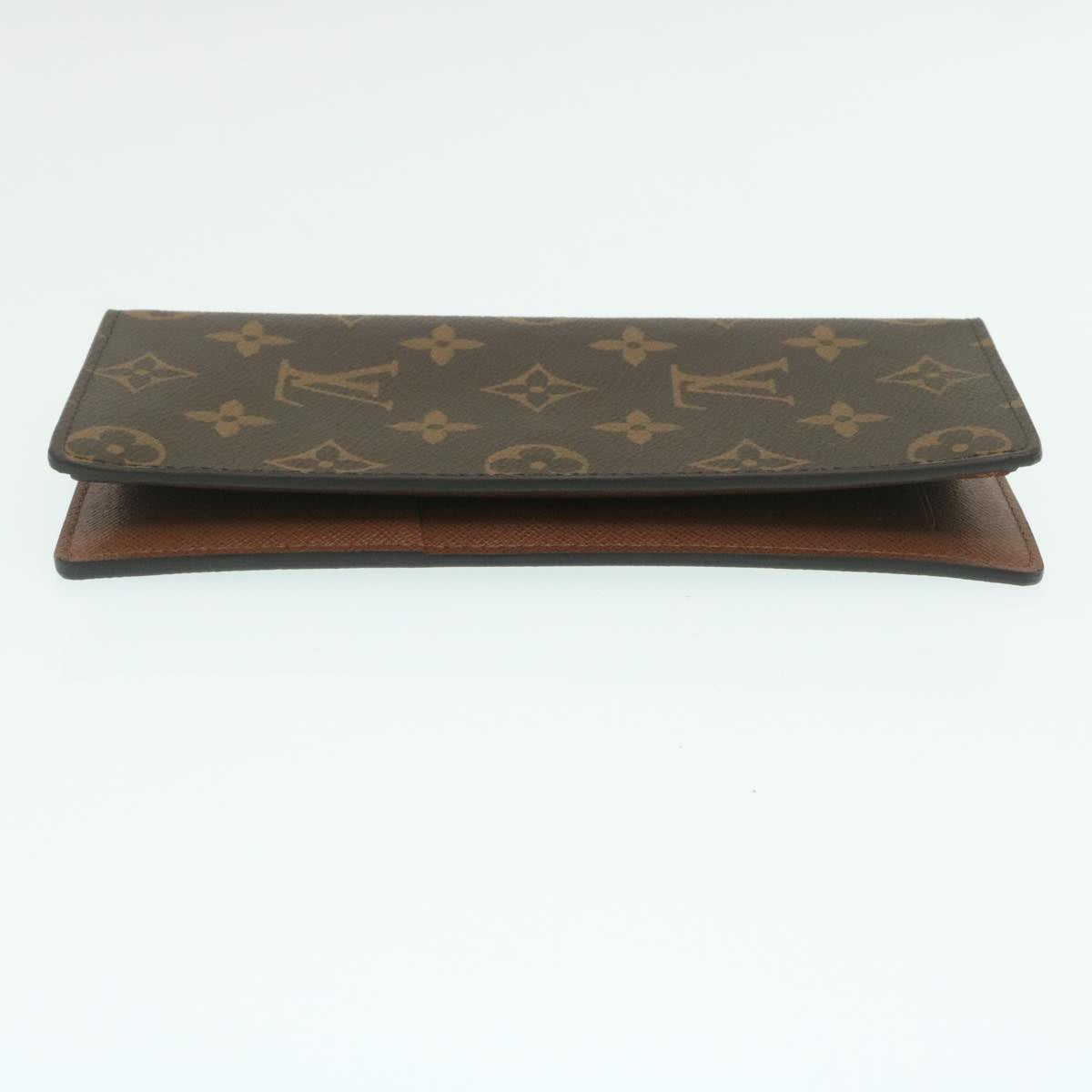 LOUIS VUITTON Monogram Portefeuille Brazza Long Wallet M66540 LV  29436