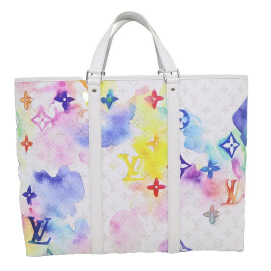 LOUIS VUITTON Monogram water Sac Weekend Tote Bag Multicolor M45754 Auth 29500A