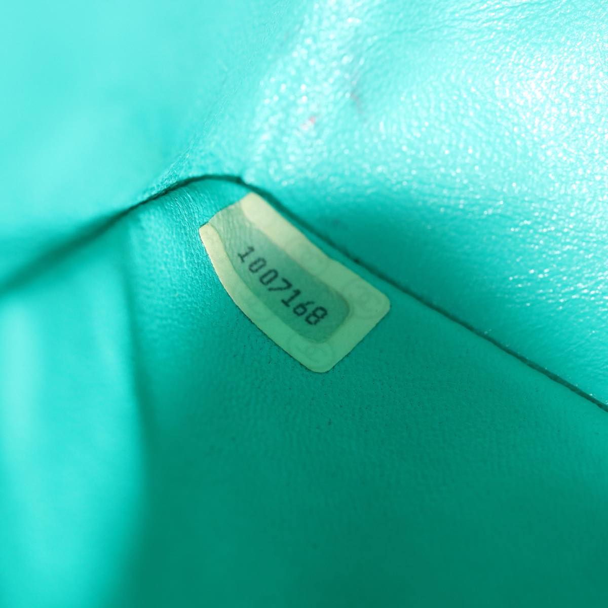 Top Quality Chanel Mini Matelasse New Chain Shoulder Bag Lamb Skin Light Blue Auth 29527A