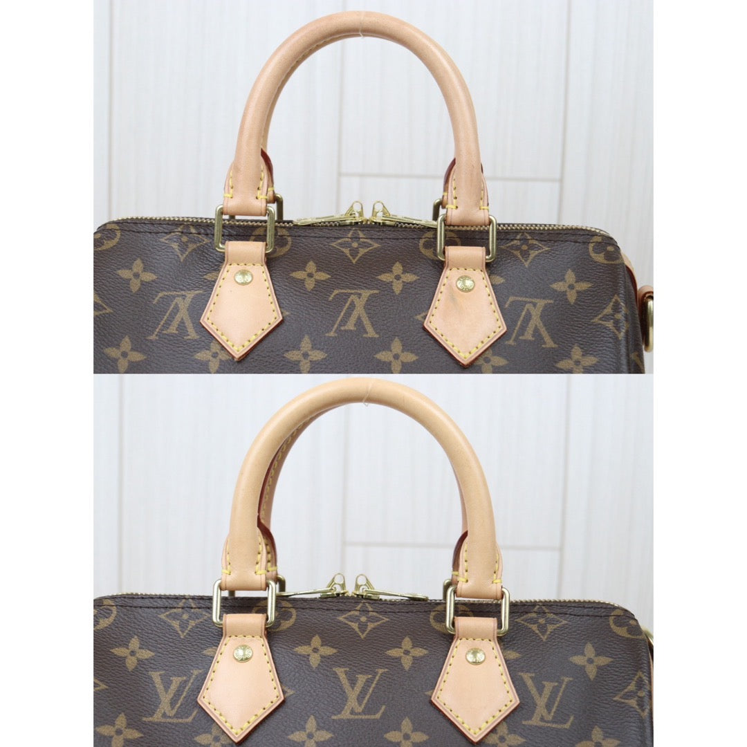 Rank A｜ LV Monogram Speedy 25 Hand Bag With Shoulder Strap｜24070424