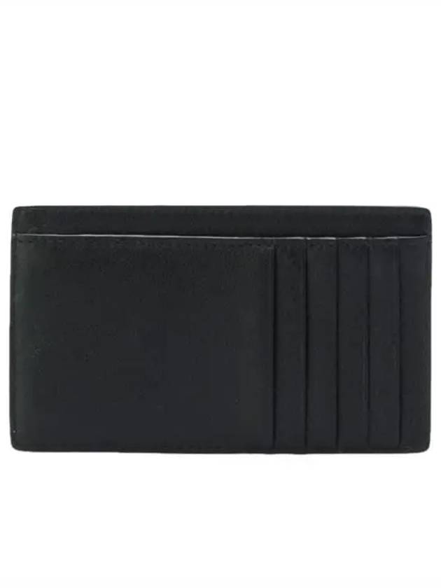 Luxury Balenciaga  Logo Leather Card Wallet Black