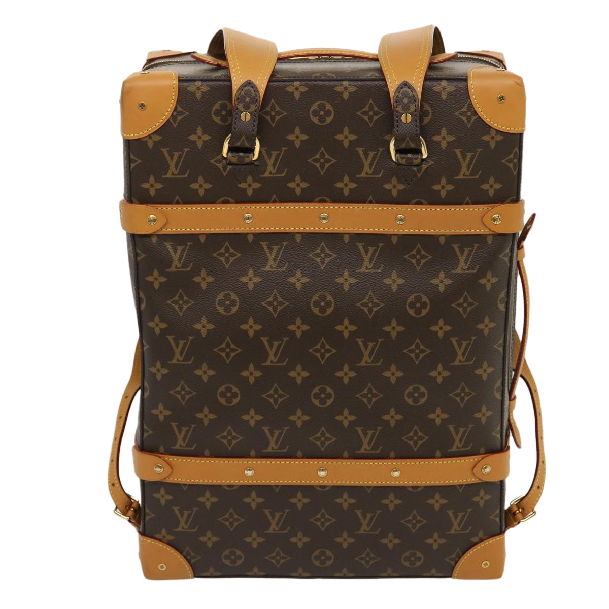 LOUIS VUITTON Monogram Soft Trunk Backpack MM Trunk M44749 LV  29610A