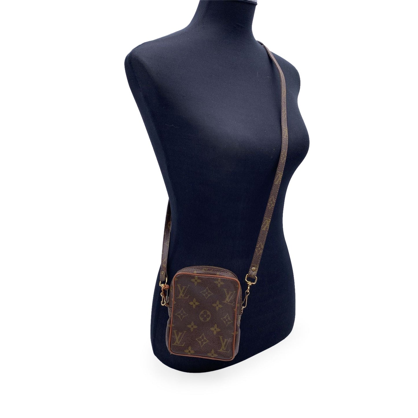 LOUIS VUITTON Vintage Monogram Canvas Mini Danube Crossbody Bag