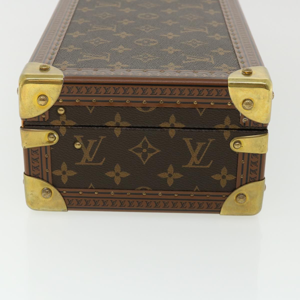 LOUIS VUITTON Monogram Coffret 8 Montor Trunk Watch case M20016 LV  29887A