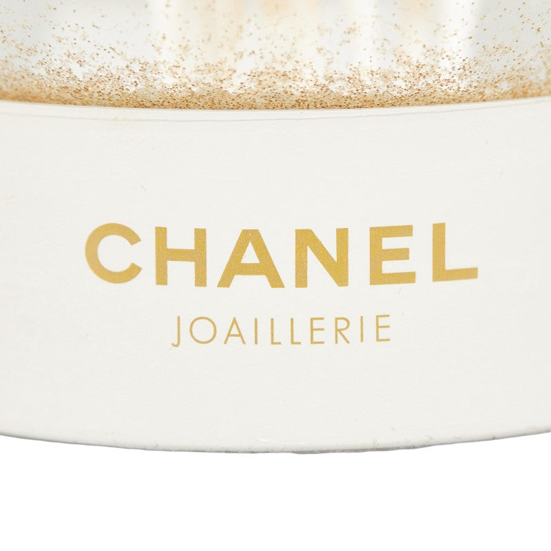 Chanel Novelty Tonakaï nowdome Clear White Glass  Chanel