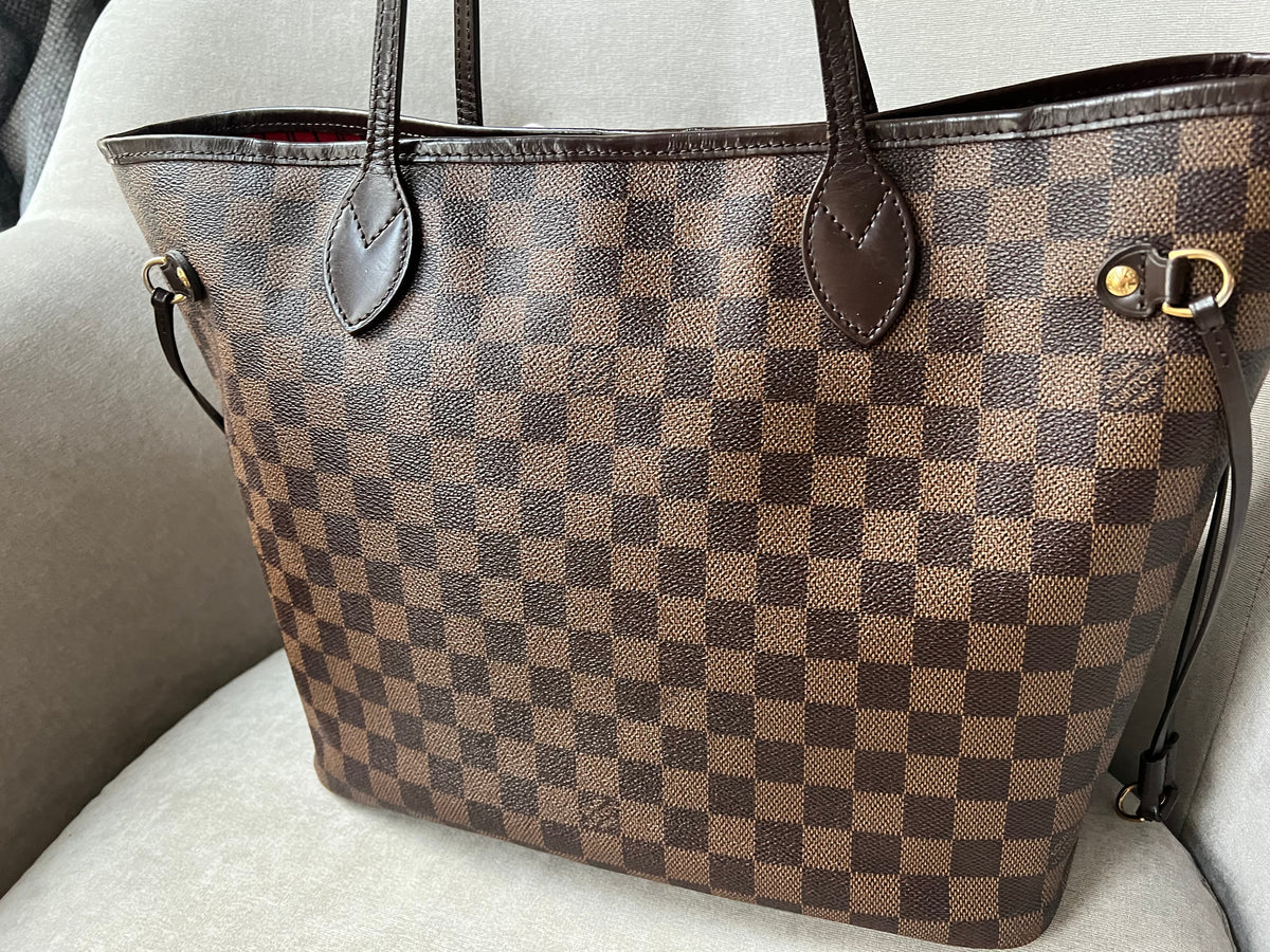 Louis Vuitton Neverfull MM Damier Ebene Cherry Interior (RRP £1,410)