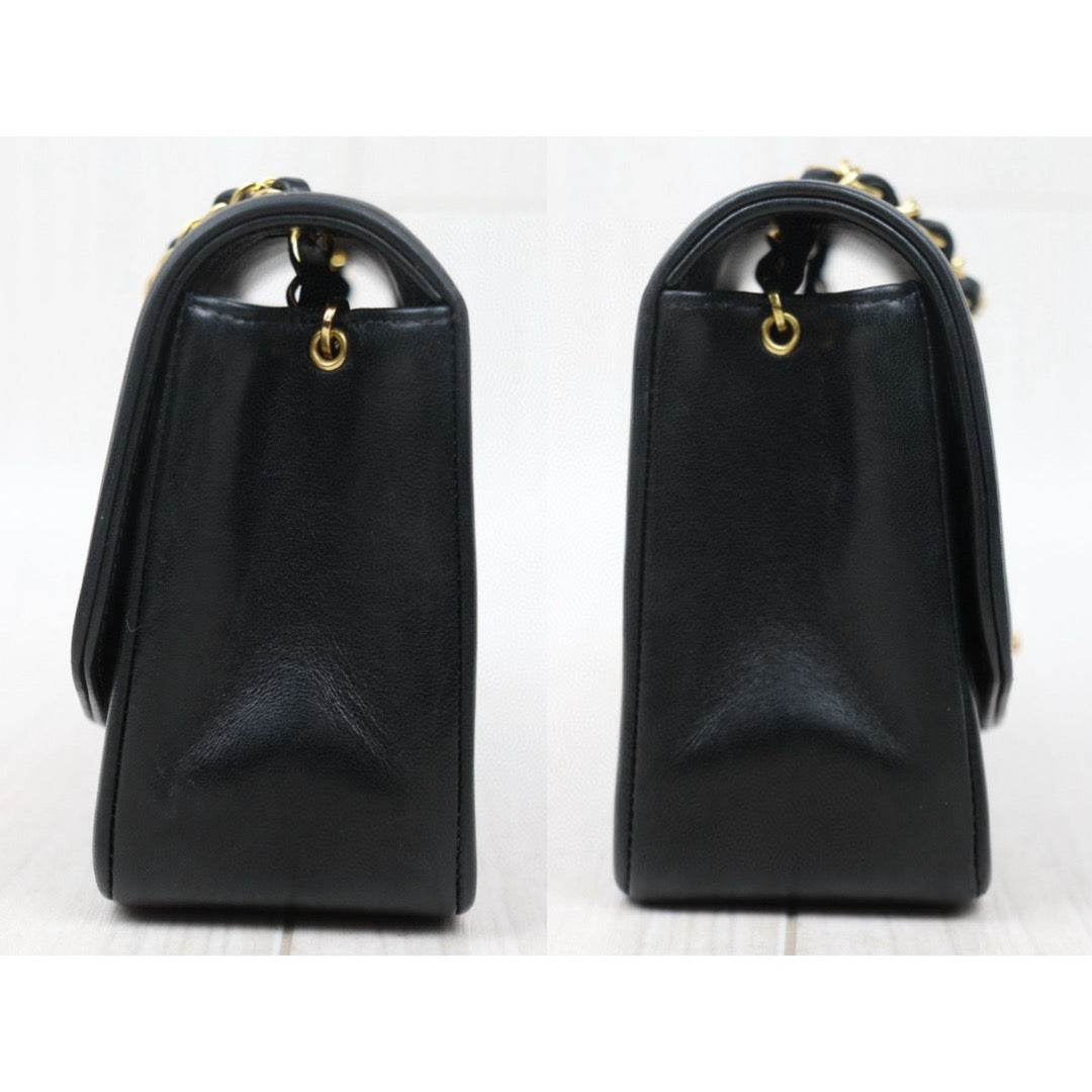 Good ( Rank AB)｜ CHANEL Matrasse Diana 22 Lamb Skin  Chain Bag Made in 1996-1997 Year｜24120801