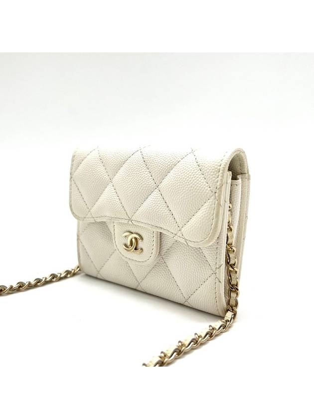 Classic caviar woc chain card wallet mini bag Chanel