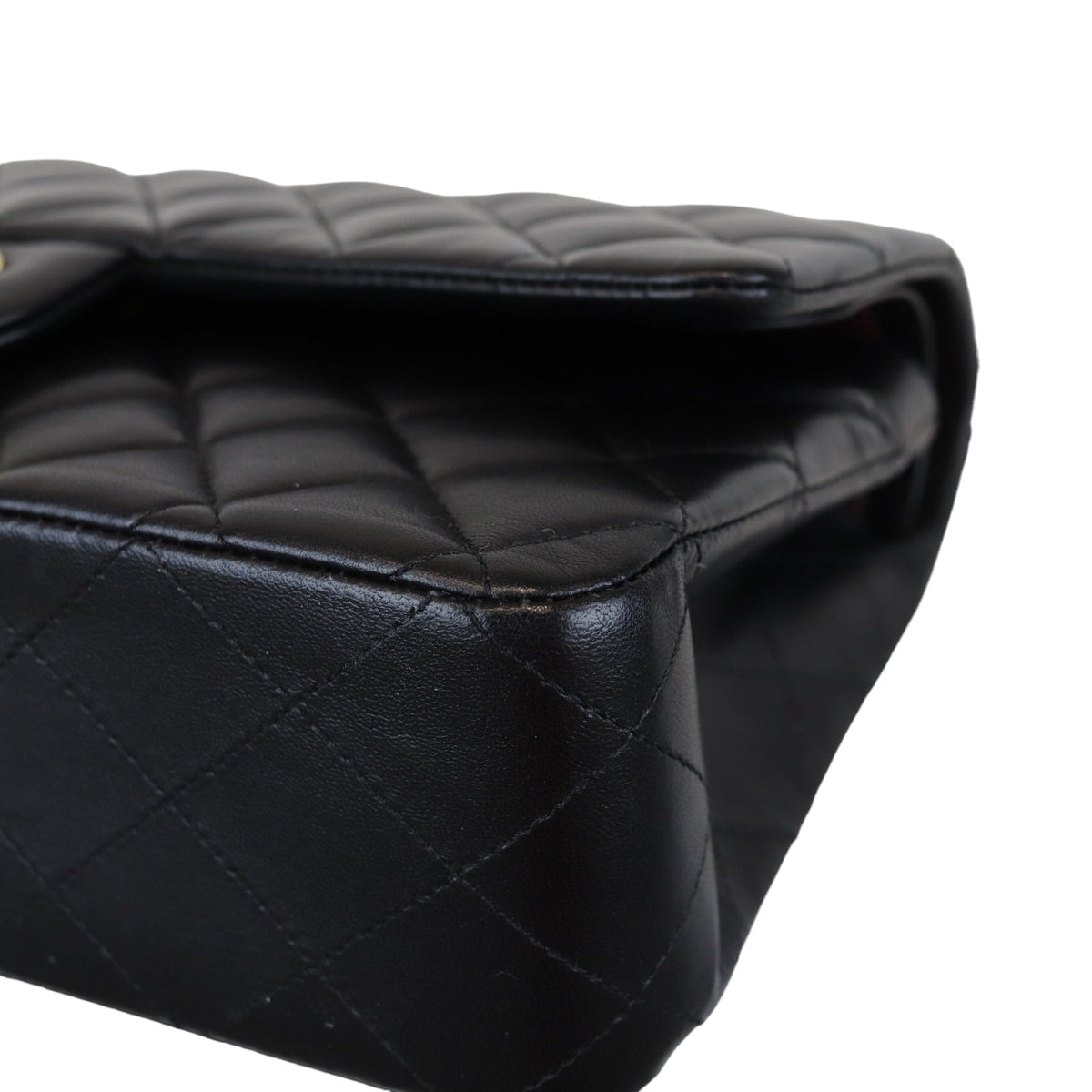 Classic Flap Medium M/L Lambskin Black GHW