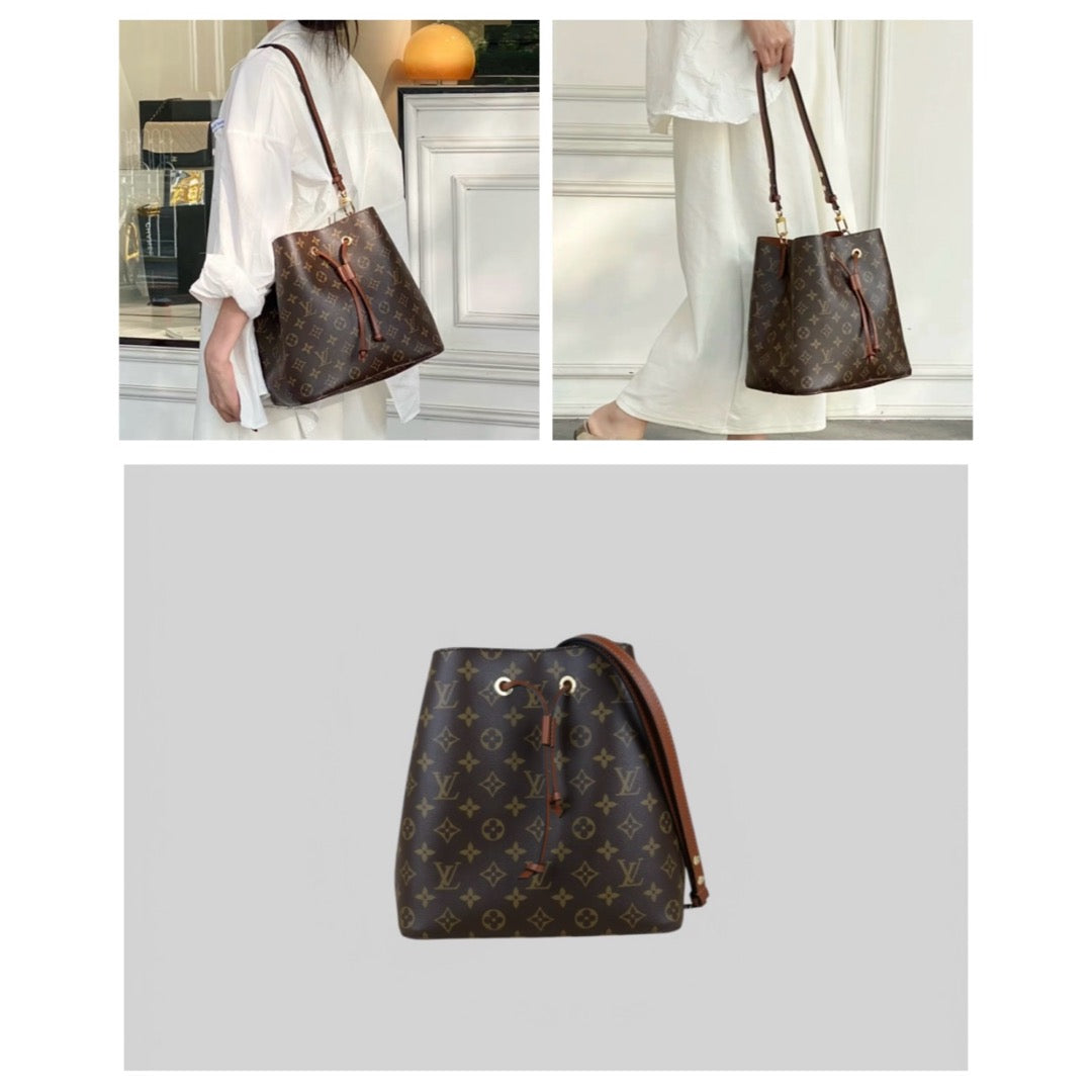 Excellent（Rank SA） ｜ LV Monogram Neo Noe Shoulder Bag Brown｜Counter Price ￥326,700JPY｜X25012705