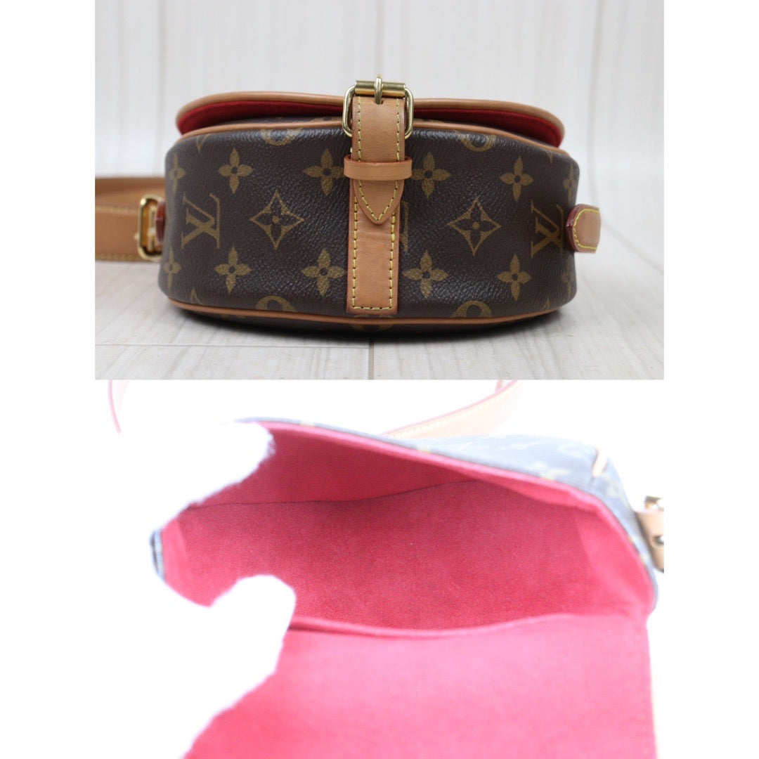Rank AB｜ LV Monogram Tamburan Shoulder Bag Current Model｜S24061705