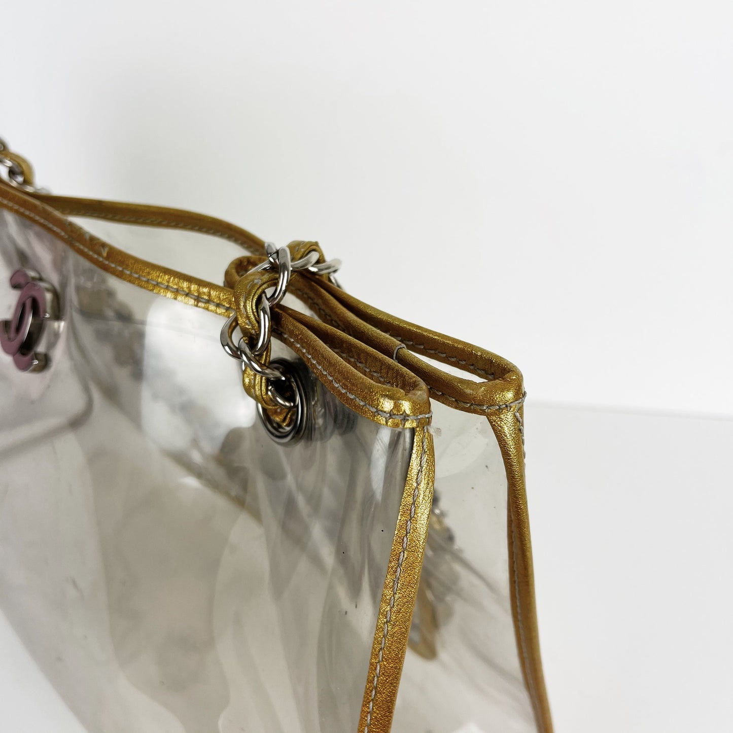 PVC Shopper Tote Clear SHW