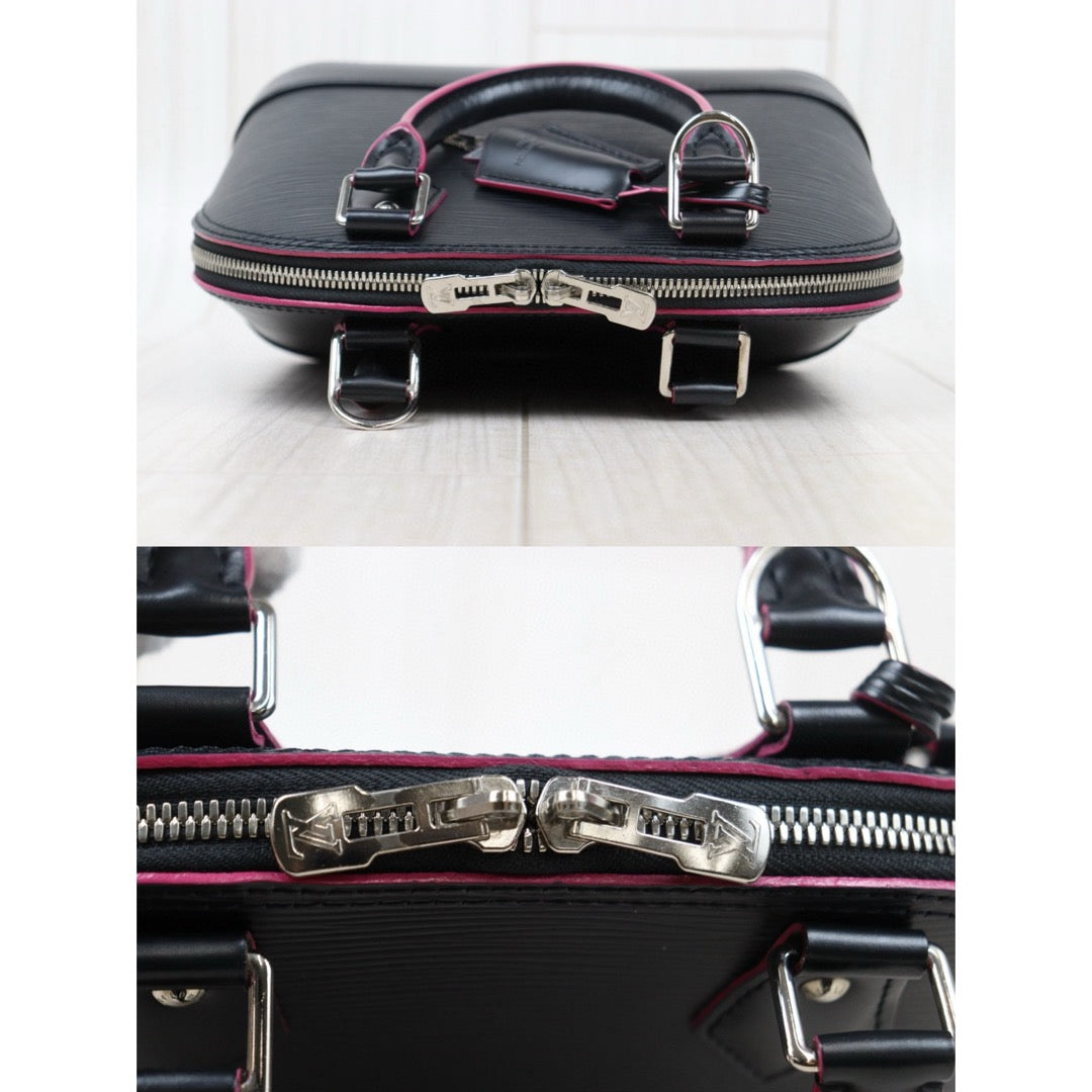 Very Good ( Rank A)｜LV Epi Alma BB HandBag Shoulder Bag Black｜25031807