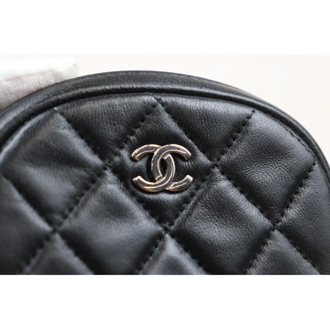 Good ( Rank AB) ｜CHANEL  Lamb Skin Coin Purse Black Made In 2019 Year｜V25030619