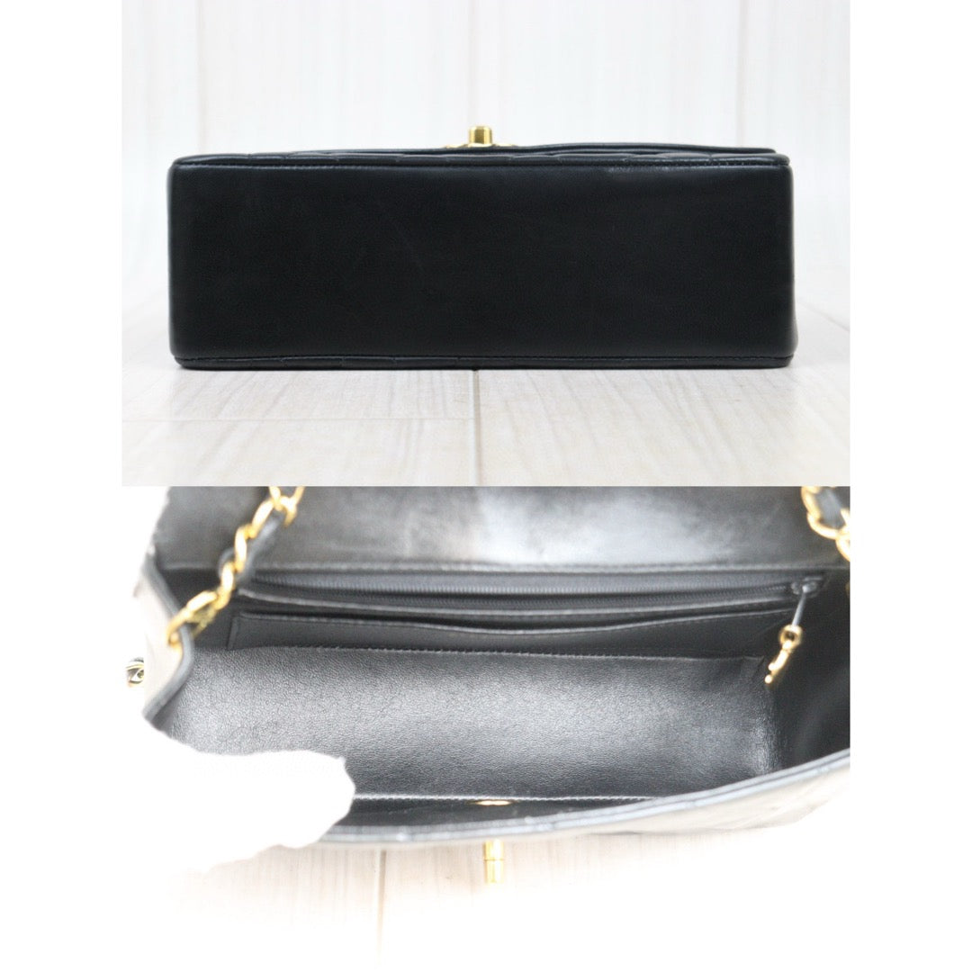Good ( Rank AB)｜ CHANEL Matrasse Diana 22 Lamb Skin  Chain Bag Made in 1996-1997 Year｜24120801