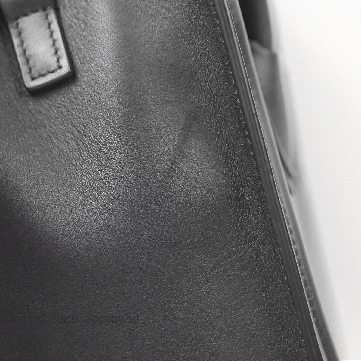 Celine Nano Luggage Bag Black Gold Hardware