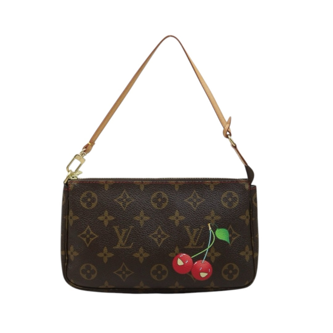 Good ( Rank AB)｜ LV Takashi Murakam Cherry Monogram Pochette Accessoires ｜S25021017