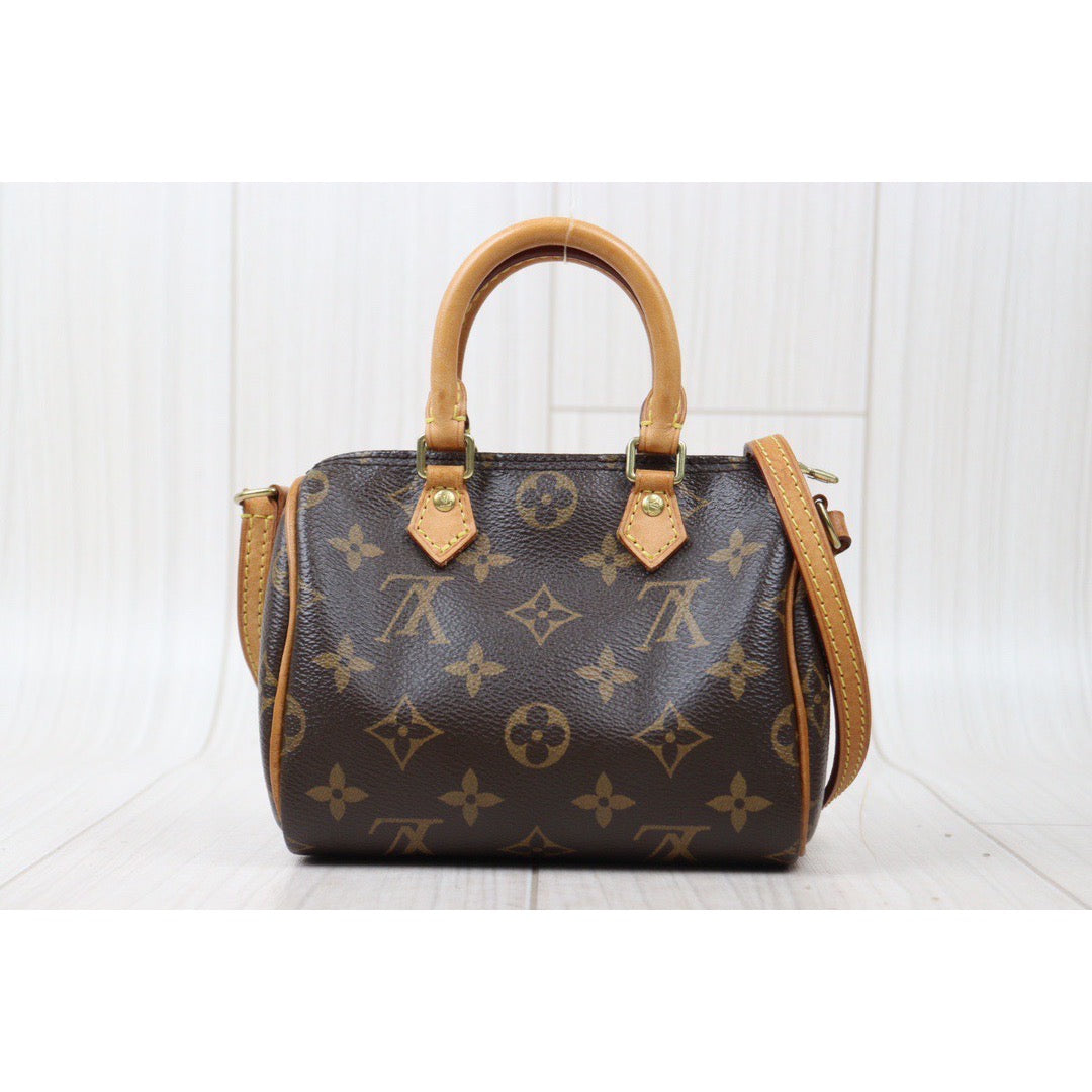 Good ( Rank AB)｜LV Monogram Nano Speedy  Shoulder Bag｜S24061714