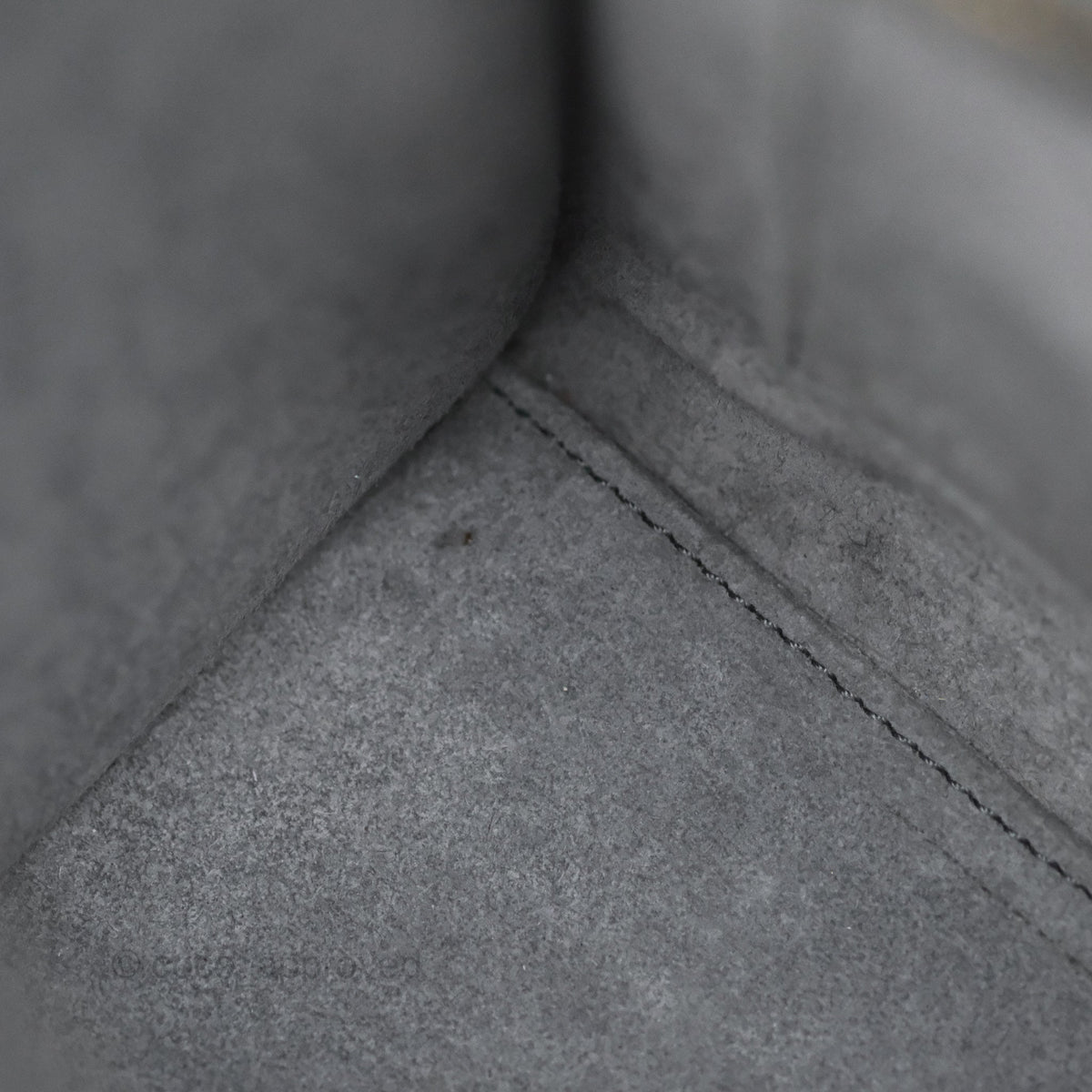 Celine Nano Luggage Bag Grey Drummed Calfskin
