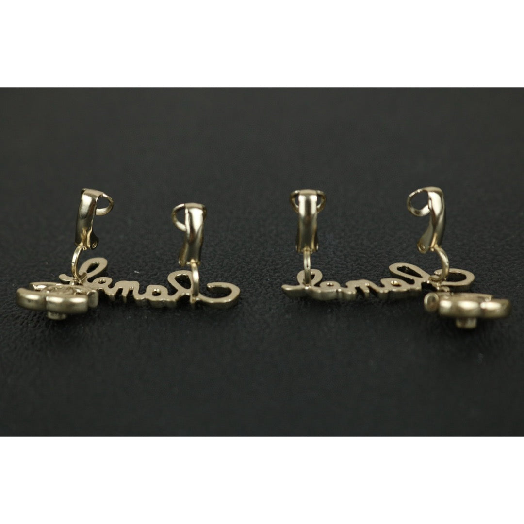 Excellent（Rank SA）｜CHANEL COCO Mark Letter Earrings｜X25020917