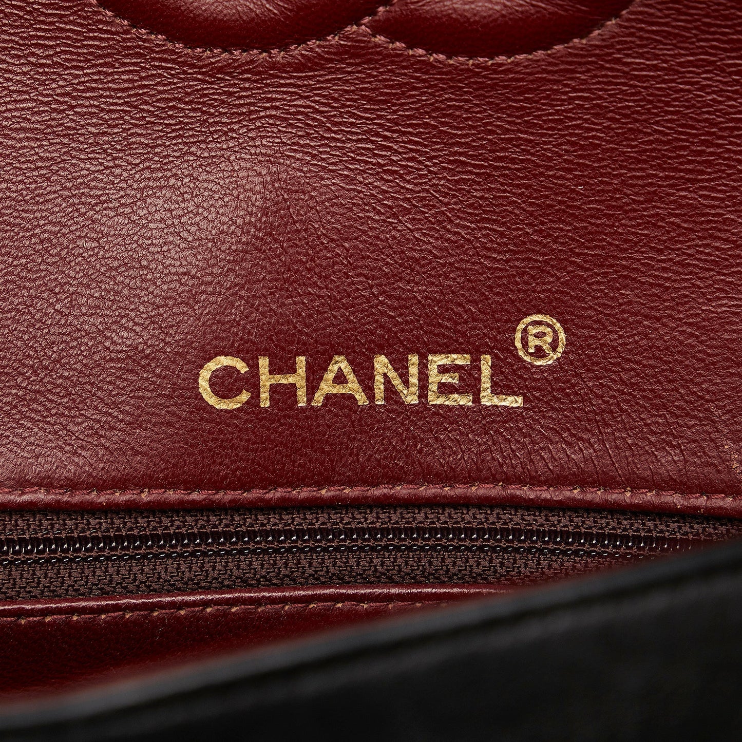 CHANEL Medium Tall Classic Lambskin Double Flap Shoulder Bag