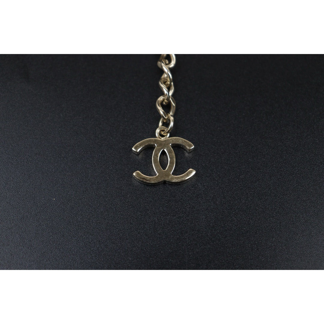 Excellent（Rank SA）｜ CHANEL Coco Mark Camellia Pearl Rhinestone  Necklace｜S25071003
