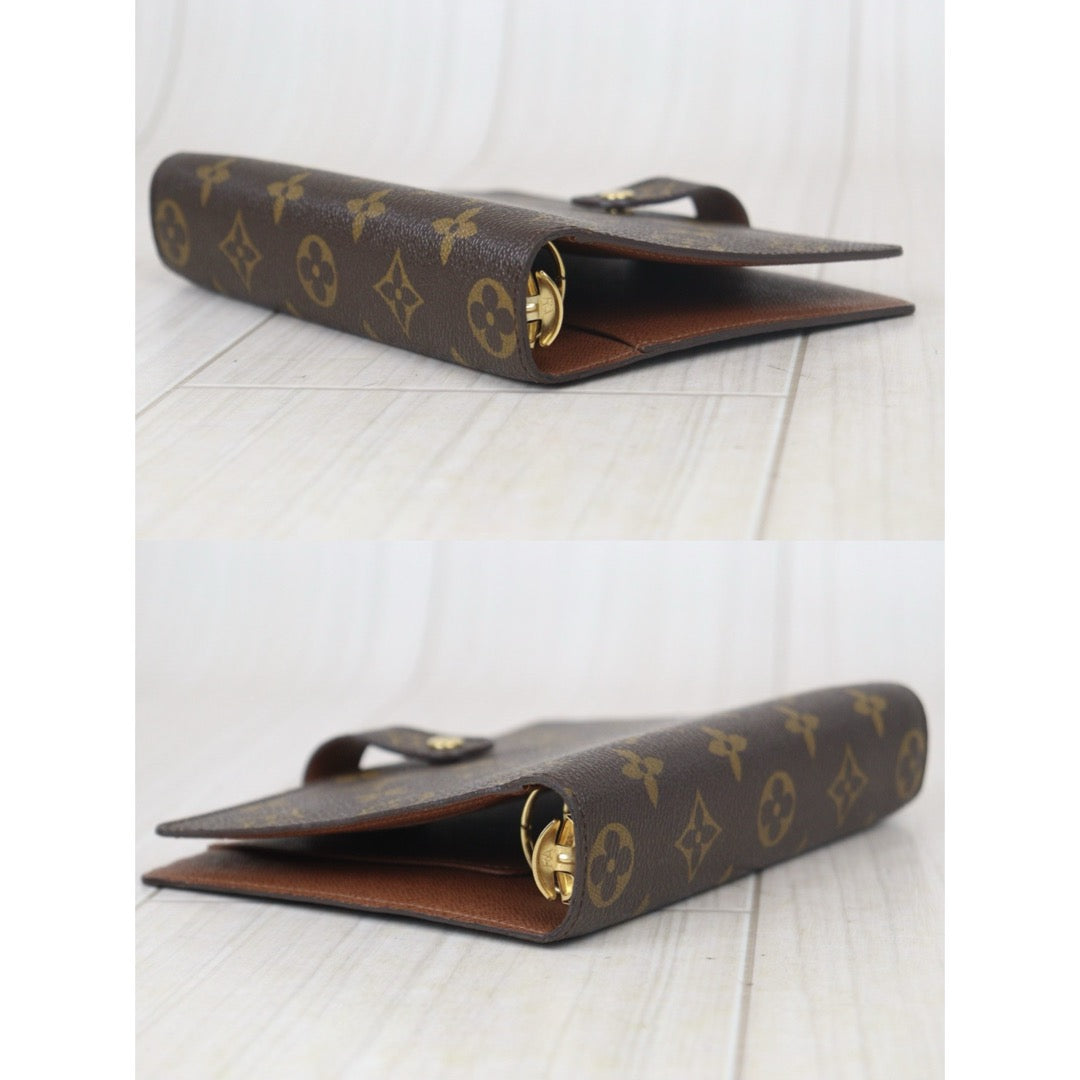 Good ( Rank AB) ｜ LV Monogram Medium Ring Agenda Cover Notebook Cover ｜24092606
